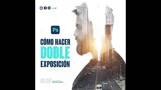 CÓMO hacer DOBLE exposición - PHOTOSHOP - TUTORIAL #shorts