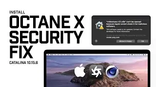 Octane Cinema 4D Plug-In Mac Install Fix (Security and Preferences) Catalina 10.15.7