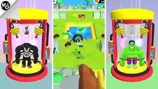 Create Hulk and Venom to Fight Monsters and Robots | Superhero Battle Adventure | Gaming Season
