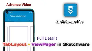 Create TabLayout with ViewPager in Sketchware Pro