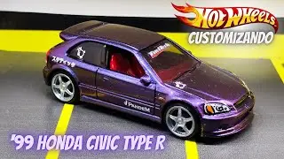 HONDA CIVIC TYPE R 99 - Hot Wheels Custom