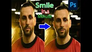 How to make someone smile in Photoshop | Photoshop Tutorial #photoshop