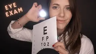ASMR Dr. Whispers 👁 EYE EXAM 👁 *Augenuntersuchung* ASMR in German/Deutsch