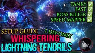 How to Tank and Destroy Everything On League Start - Whispering Tendrils Elementalist - Setup Guide