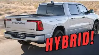 2025 Ram 1500 RamCharger Hybrid Plug in Electric Truck Powertrain and Chassis leaked photos overview