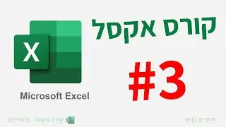 קורס אקסל למתחילים | שיעור עיצוב מספר