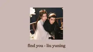(寻一个你) find you - liu yuning lyrics (chin/rom/eng)