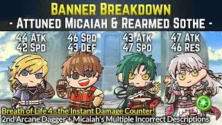 Attuned Micaiah, Rearmed Sothe, Edward, & Leonardo! (Dawn Brigade) | Banner Breakdown