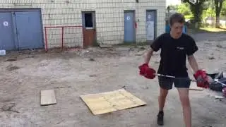 Алексей Бородич в девятку с двух клюшек