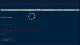 Python Sentence generation