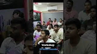Workshop On 3D model Ganesha!!#arenaanimation #ArenaAnimationVirar #arena #3dmodel #3dmodeling