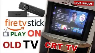 Convert CRT TV to Smart TV 🔥🔥 | How to use Fire TV Stick in CRT TV | Play Fire TV Stick on Old TV