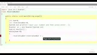 Java Program to Reverse a Number | How to Reverse a Number in Java Using While Loop | Java
