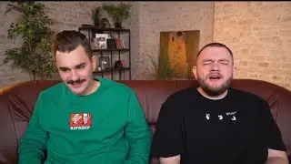 Two cringe men
