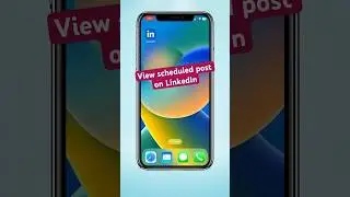 LinkedIn App: How to View Scheduled Posts #shorts #linkedin