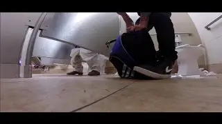 Sh!tting on people in the bathroom-Prank