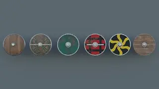 Shield Collection 3d Model