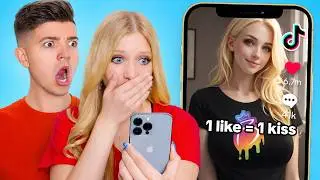 Exposing My HUSBAND'S TikTok Likes!