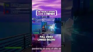 We Made A Story Game In Fortnite! | Part Five #shorts #fortnite #fortnitechapter5