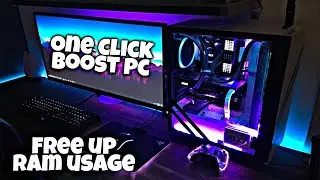 one click boost your pc performance | speed up pc performance | free up ram | fix hang and lag in pc