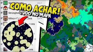 ✔ COMO ACHAR BASTION, VILAS, END CITY, STRONGHOLDS (TUDO) no MINECRAFT - AMIDST