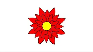 Basic Python Turtle Code: Flower 2