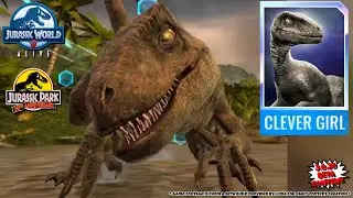 CLEVER GIRL level 30 Omega FIRST LOOK! Jurassic World Alive beta