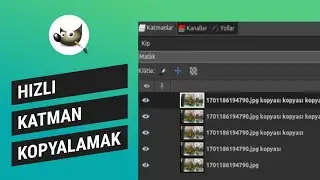 Gimp'de hızlı katman kopyalam nasıl yapılır?