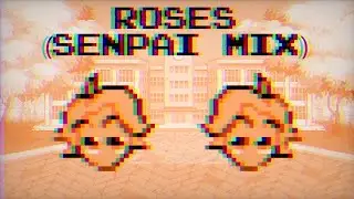Roses (Senpai Mix) | Friday Night Funkin' Fanmade by Happy Hare