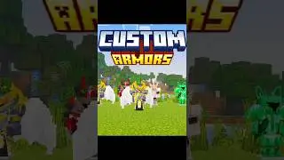 🛡️CUSTOM ARMORS ADDON MCPE #shorts #addons #minecraft #minecraftpe #mcpe #survivaladdons