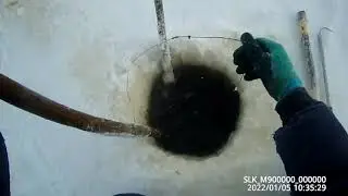 Проверка крючков на налима 05 01 2022