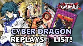 CYBER DRAGON Replays + Deck List! POST DUNE Duality + Clockwork | How to Play/Combo | August 2023