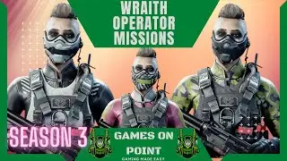 ALL WRAITH ZOMBIES OPERATOR MISSIONS (Disrupt World Order)  (SEASON 3) :: Black Ops Zombies
