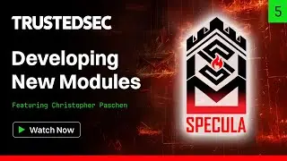 Specula – Developing New Modules (Video 5)
