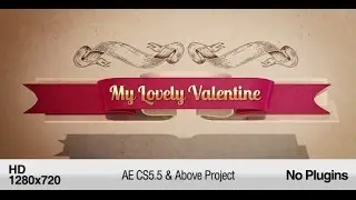 Free After Effects Template - My Lovely Valentine