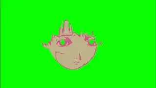 ✔️GREEN SCREEN EFFECTS: Serial Experiments Lain - sad face - anime intro