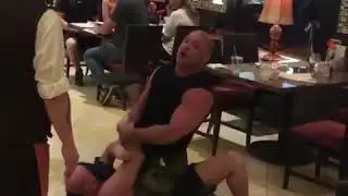 Matt Serra subdues drunk guy who harassed waitress in Las Vegas surrounding ufc 226 & hof induction
