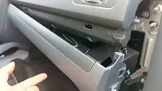 Checking the vw rabbit air vents.
