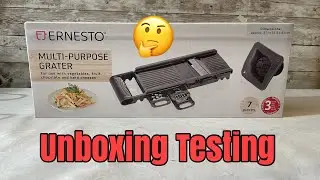 MULTI-PURPOSE GRATER UNBOXING AND TESTING / LIDL HAUL / LIDL MIDDLE AISLE