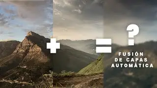 ✅ Cómo fusionar capas automáticamente en Photoshop | Tutorial de Photoshop