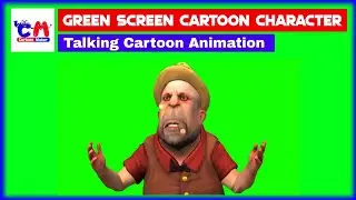 green screen Talking cartoon character, green screen cartoon video Cartoon animation | Cartoon Maker