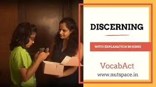 Discerning Meaning & Pronunciation | English & Hindi Vocabulary | VocabAct