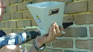 How to make brick and stone joints with the grouting machine: Projoint 2.0
