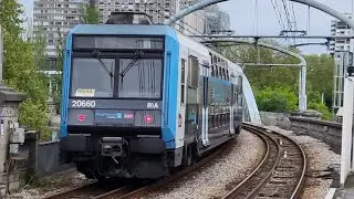 (FHD) Un petit spot sur le RER C en gare d'avenue du Président Kennedy Maison de Radio France