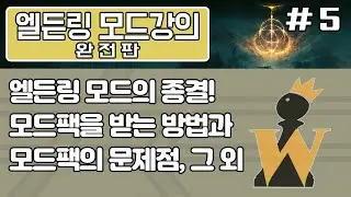 [엘든링 모드 강의 완전판 제 5화] - 엘든링 모드의 종결, 모드팩의 설치법과 문제점, 그리고…