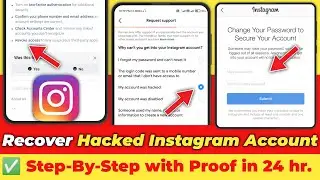 Recover Hacked Instagram Account without Email & Password | How to Recover Instagram Hacked Account✅