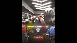 Levan Saginashvili curled 180 Kg 💀🔥 