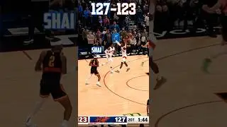 Raptors vs Thunder 2OT ENDING 👀⚡️