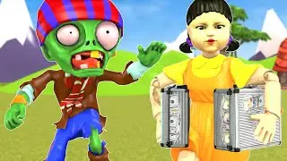 Scary teacher 3D Squid Game the best troll Cheat Money zombie Funny animation