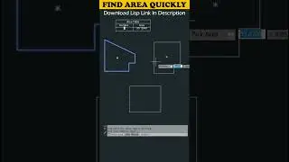 Find Area in AutoCAD & Create Table 